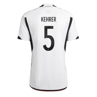 Herren Fußballbekleidung Deutschland Thilo Kehrer #5 Heimtrikot WM 2022 Kurzarm